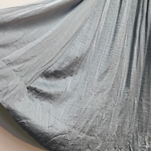 Philosophy Full Flowy Midi Skirt Medium Green Blue Pockets Festival Spring - Picture 2 of 8